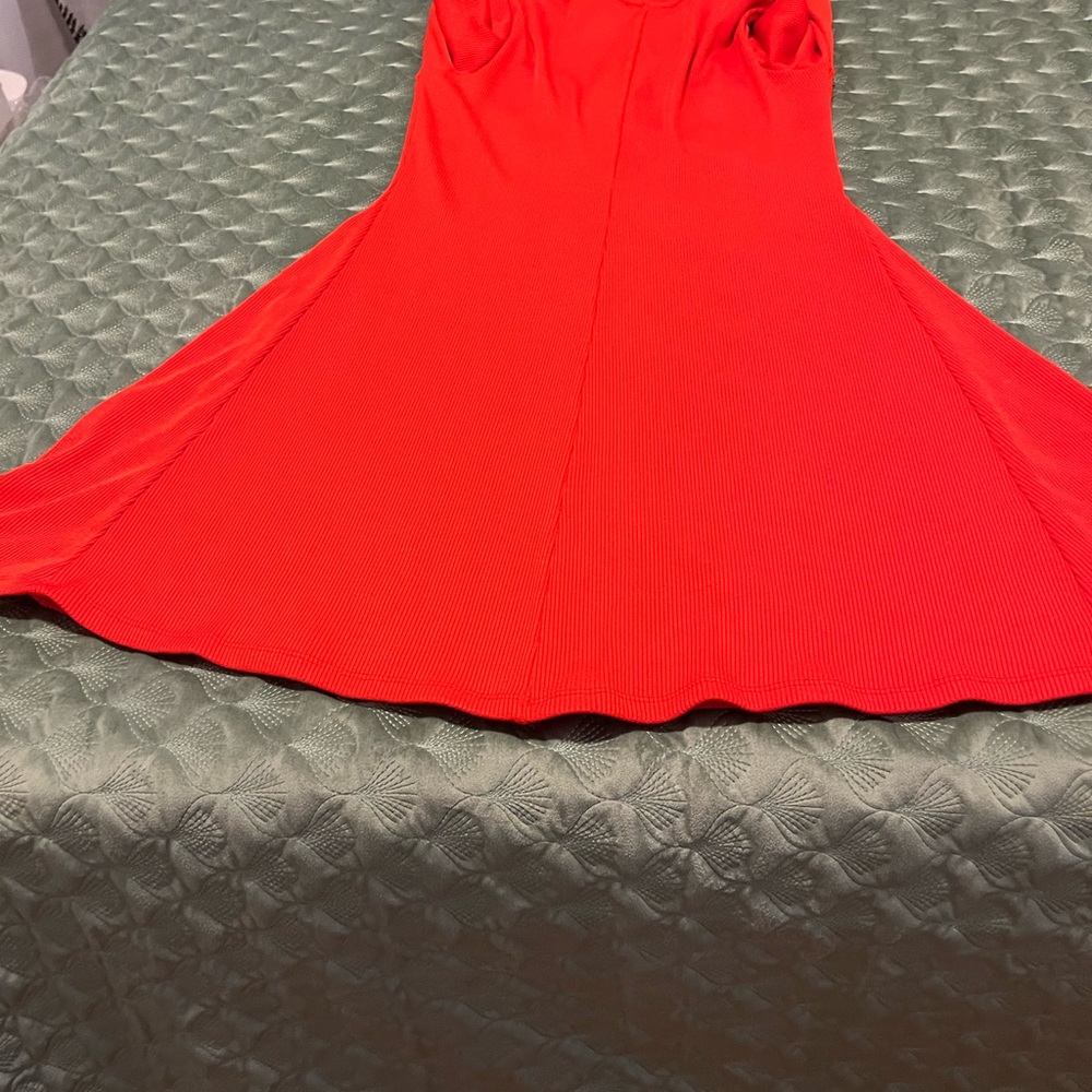 Woman’s orange dress size large by Zara